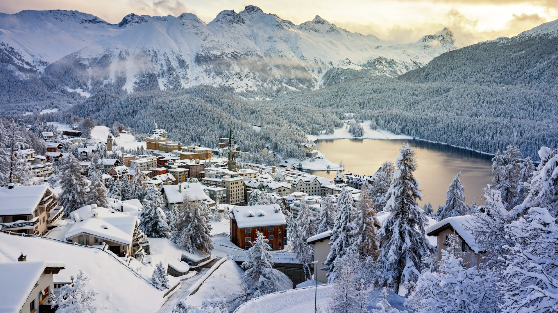 St. Moritz im Winter