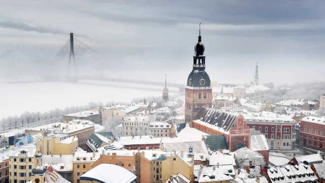 Riga im Winter